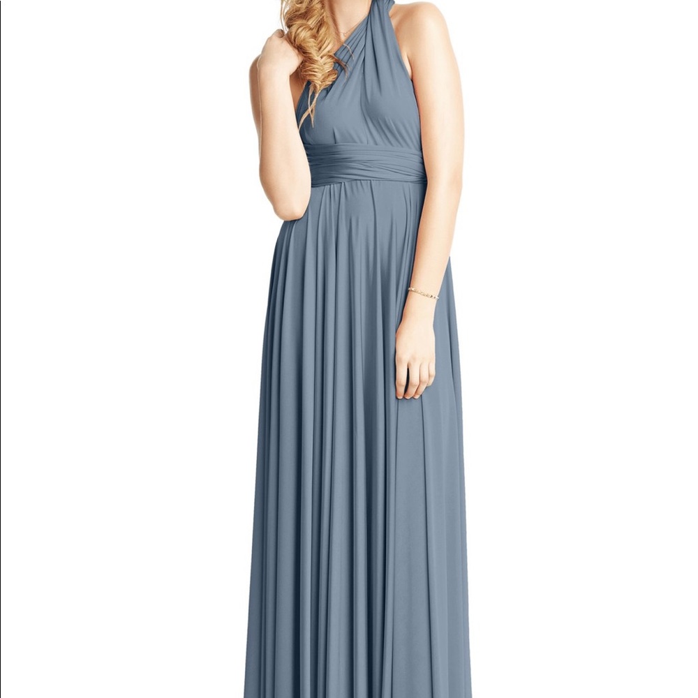 Twobirds Classic Ballgown Dusty Blue Dress